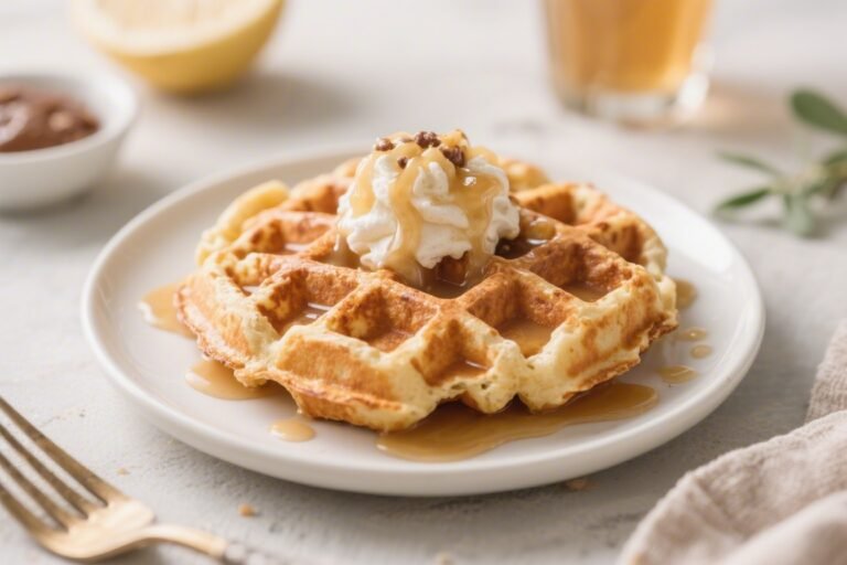 Fluffy Keto Waffles – Crisp Edges, Soft Centers, Low-Carb Comfort