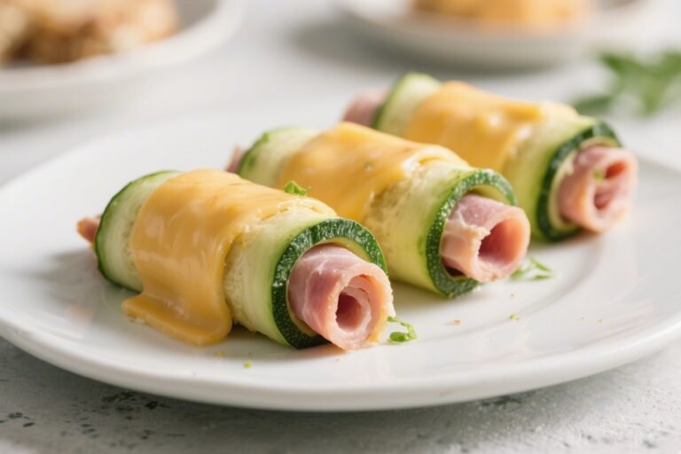 Keto Zucchini Ham & Cheese Roll-Ups – Simple, Savory, and Satisfying