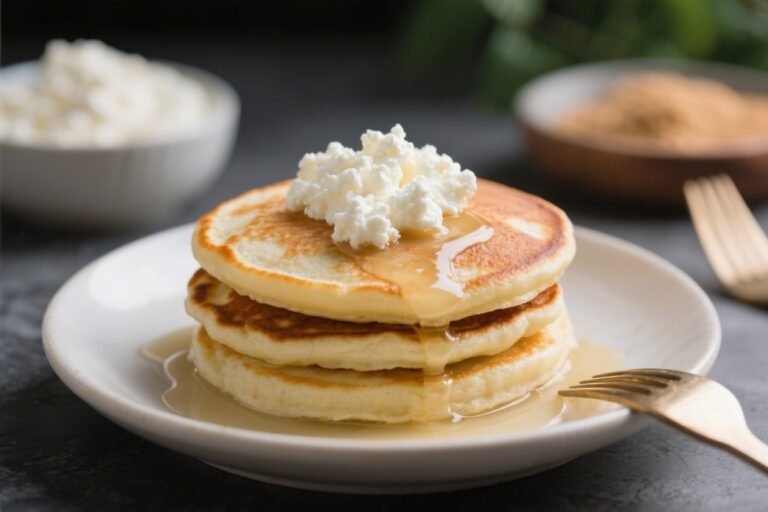 Keto Cottage Cheese Pancakes – Light, Fluffy, and Protein-Packed