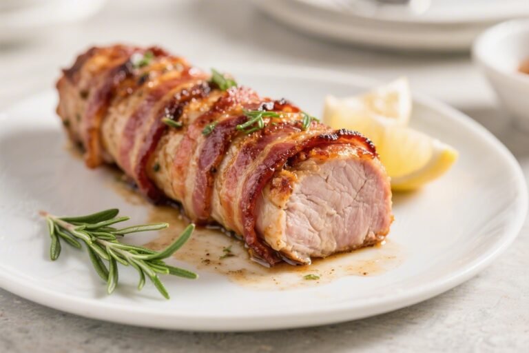Keto Bacon Wrapped Pork Tenderloin – Juicy, Flavorful, and Low-Carb