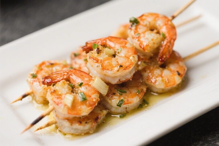 Keto Garlic Butter Shrimp Skewers – Fast, Flavorful, and Low-Carb