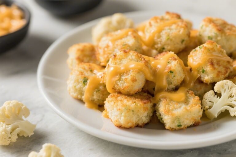 Keto Cheesy Cauliflower Tots Bites – Crispy, Savory, and Low-Carb