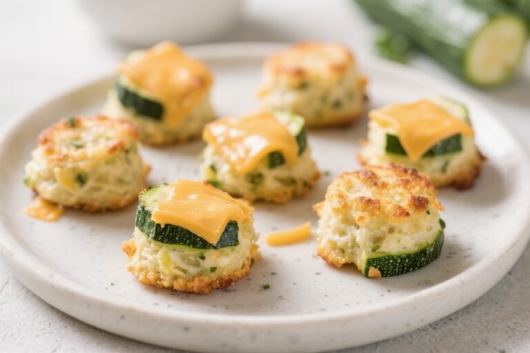 Keto Zucchini Cheddar Bites – Easy, Cheesy, and Perfect for Snacking