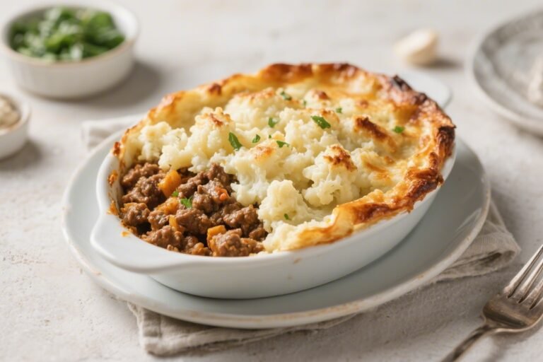 Keto Shepherd’s Pie With Cauliflower Mash – Cozy Comfort Without the Carbs