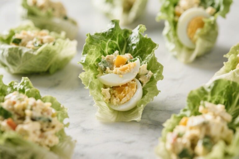 Keto Egg Salad Lettuce Wrap Snacks – Simple, Satisfying, and Low-Carb