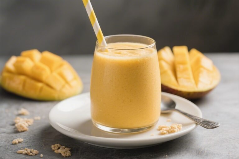 Tropical Mango Keto Protein Smoothie – Creamy, Fresh, and Low-Carb