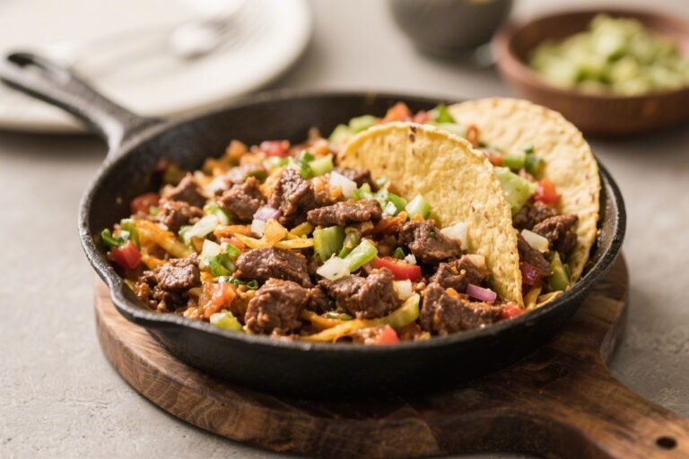 Keto Beef Taco Skillet – A Fast, Flavor-Packed Weeknight Dinner