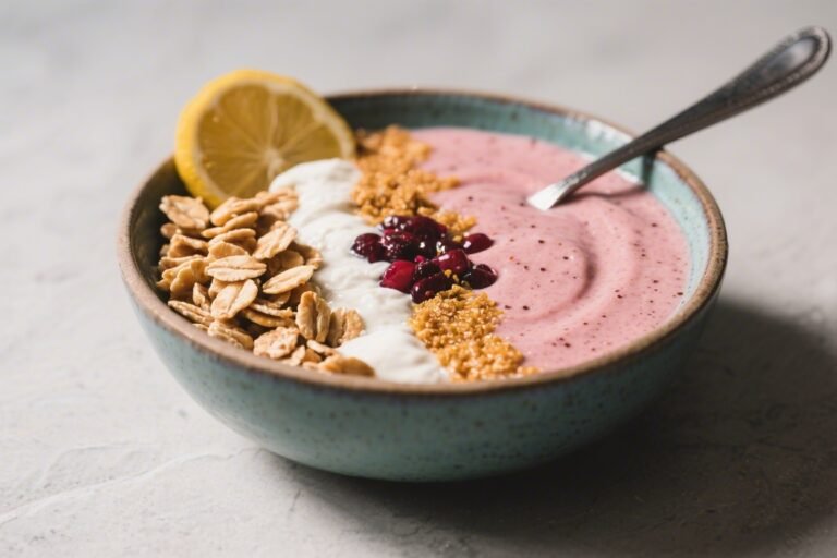 High-Protein Smoothie Bowl – Creamy, Filling, and Easy to Customize