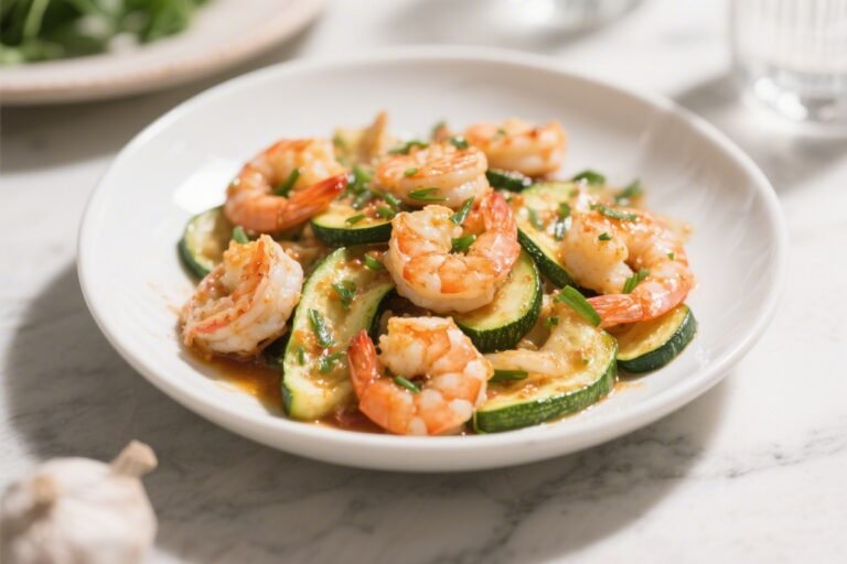 Keto Zucchini Shrimp Scampi – A Bright, Garlicky Weeknight Dinner