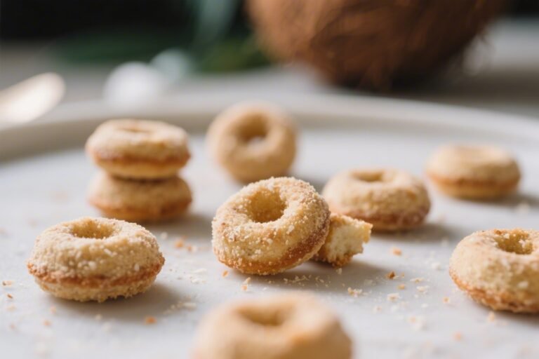 Keto Coconut Flour Mini Donut Bites – Soft, Sweet, and Easy