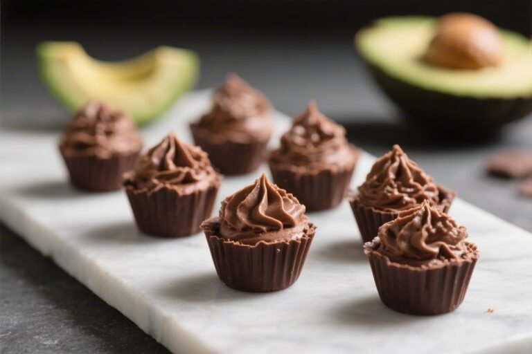 Keto Chocolate Avocado Mousse Bites – Rich, Creamy, and Low-Carb