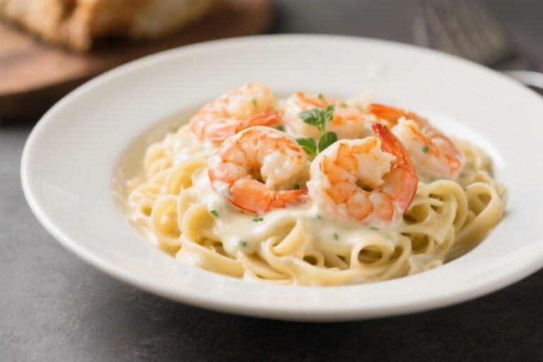 Creamy Keto Shrimp Alfredo – Rich, Comforting, and Low-Carb
