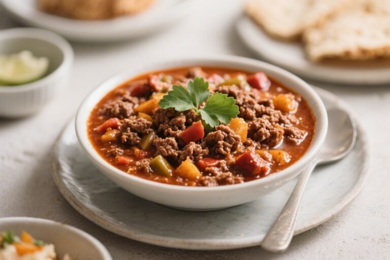 Keto Ground Beef Chili – Hearty, Flavorful, and Low-Carb
