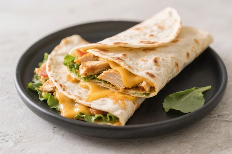 Keto Cheesy Chicken Quesadilla (Low-Carb Wrap) – Fast, Flavorful, and Satisfying