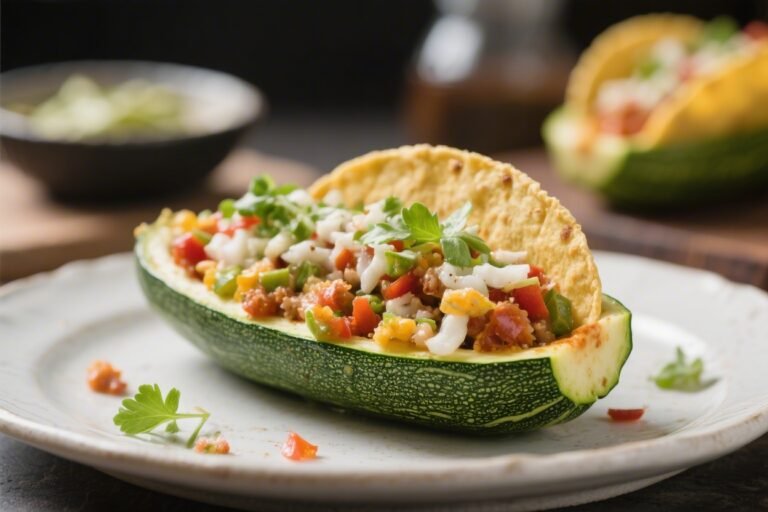 Keto Zucchini Taco Boats – A Fresh, Low-Carb Twist on Taco Night