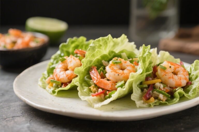 Low-Carb Keto Shrimp Taco Lettuce Wraps – Fresh, Fast, and Flavor-Packed