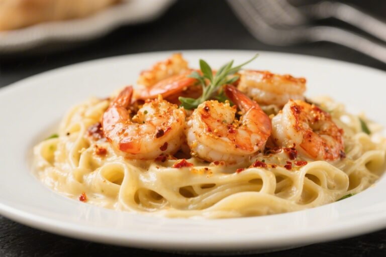 Keto Cajun Shrimp Alfredo – Creamy, Spicy, and Low-Carb Comfort