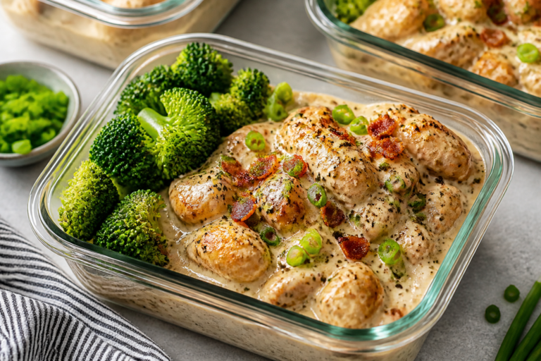 Million Dollar Keto Chicken Meal Prep Bowls – Creamy, Satisfying, and Ready for the Week