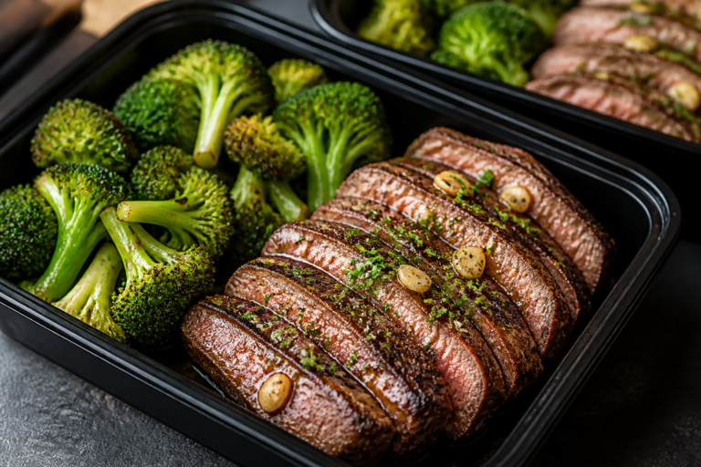 Garlic Butter Steak and Broccoli Keto Meal Prep – Simple, Satisfying, and Low-Carb
