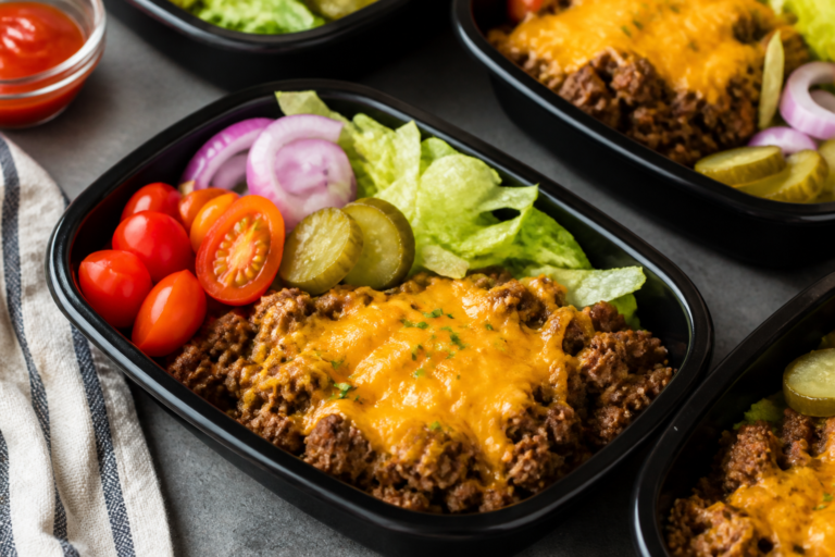 Keto Cheeseburger Meal Prep Bowls Everyone Loves – Easy, Juicy, and Satisfying