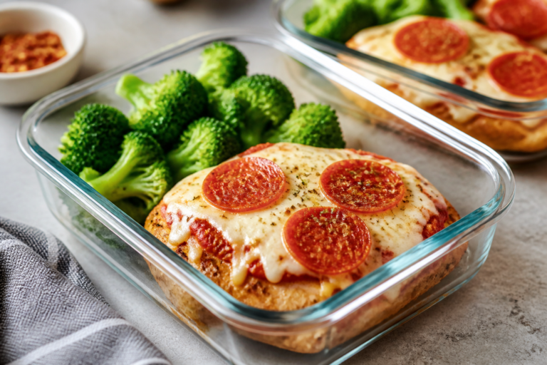 Easy Keto Pizza Chicken Meal Prep – Simple, Flavor-Packed, and Ready for the Week