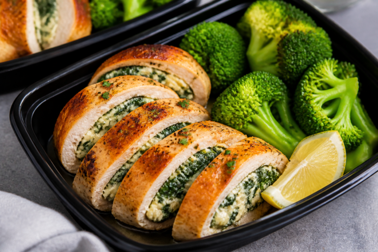 Creamy Spinach Stuffed Chicken Keto Meal Prep – Easy, Satisfying, and Low-Carb