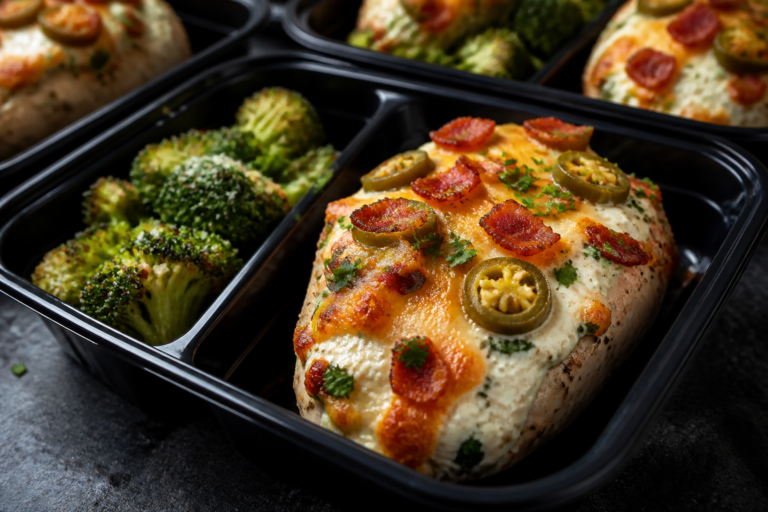 Keto Jalapeno Popper Chicken Meal Prep – Spicy, Creamy, and Ready for the Week
