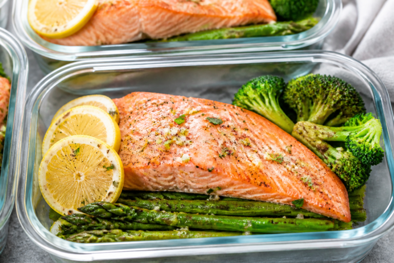 Keto Lemon Garlic Butter Salmon Meal Prep – Bright, Simple, Make-Ahead