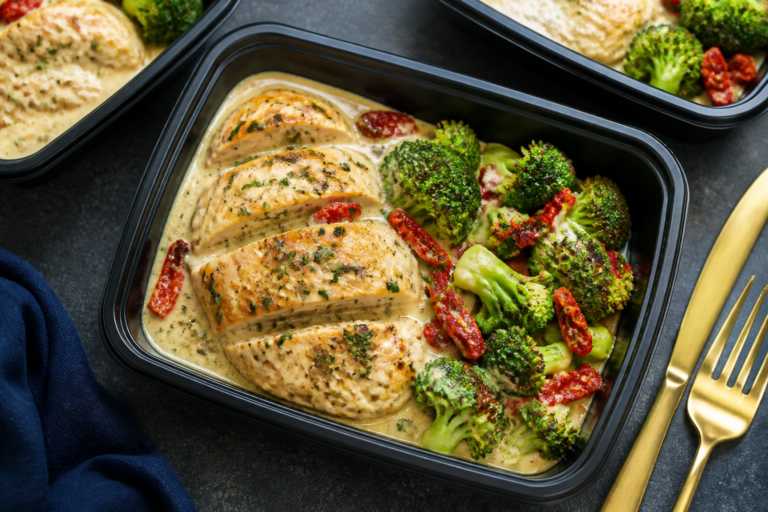 Creamy Garlic Chicken Keto Meal Prep – Easy, Comforting, and Ready for the Week