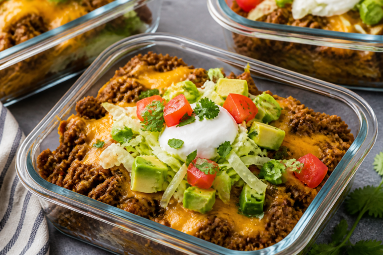 Keto Beef Taco Skillet Meal Prep – Easy, Flavor-Packed, and Ready for the Week