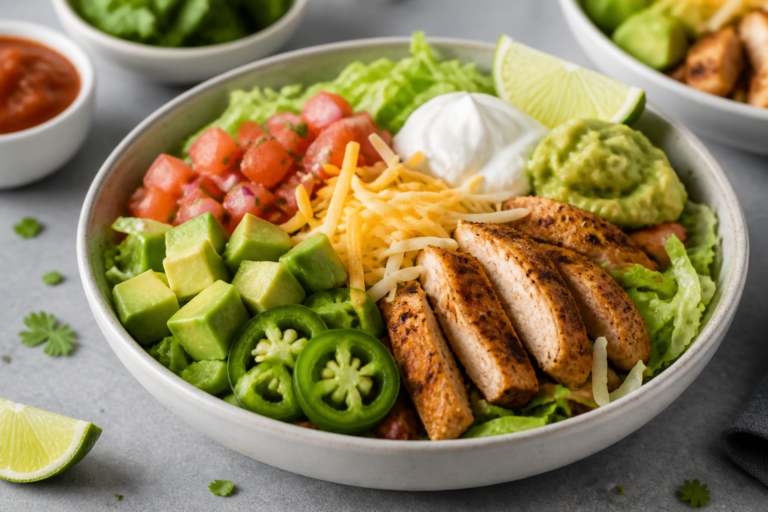 Low Carb Chicken Taco Bowls – Flavor-Packed, Weeknight Friendly