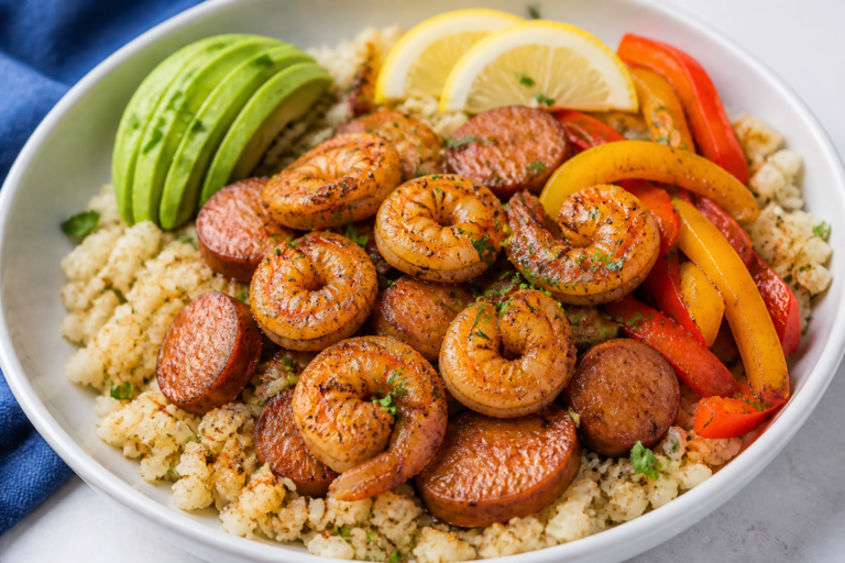 Keto Cajun Shrimp and Sausage Bowls – Spicy, Satisfying, and Low-Carb