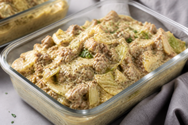 Creamy Keto Ground Beef and Cabbage Meal Prep – Easy, Comforting, and Low-Carb