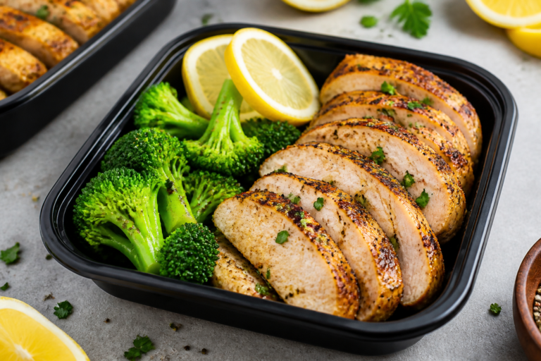 Healthy Keto Lemon Pepper Chicken Meal Prep – Bright, Easy, and Satisfying