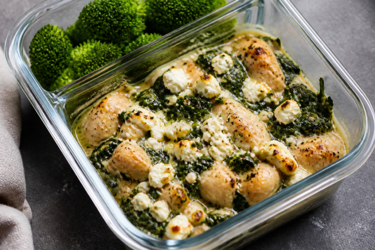 Keto Chicken Feta Spinach Bake Meal Prep – Simple, Satisfying, and Ready Ahead