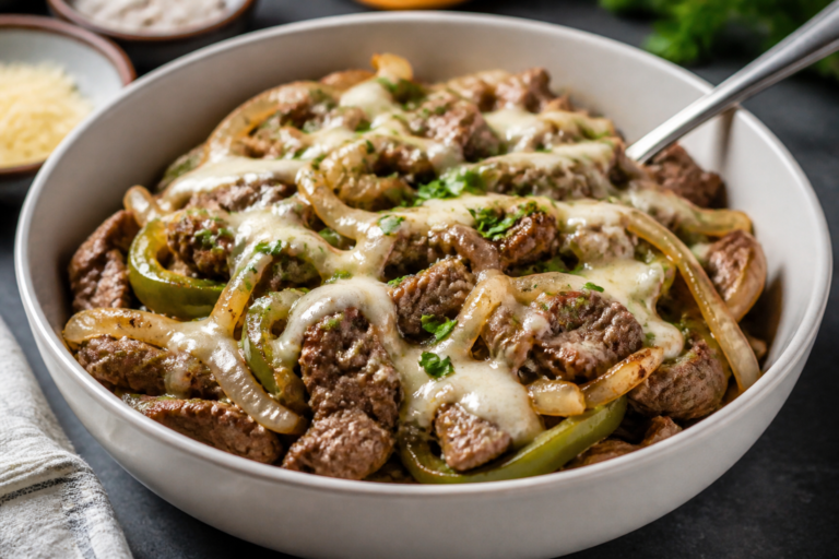 Low Carb Philly Cheesesteak Bowls – All the Flavor, Fewer Carbs