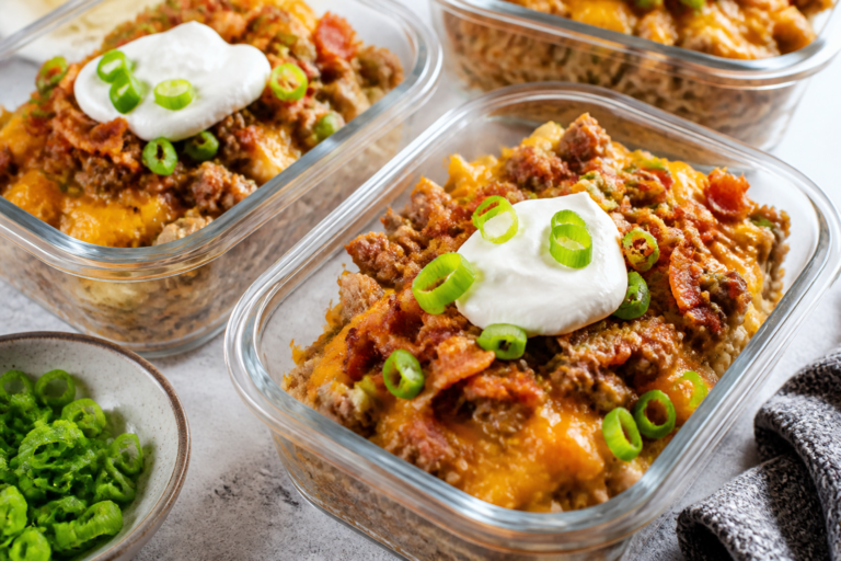 Keto Crack Beef Casserole Meal Prep – Easy, Cheesy, and Ready for the Week