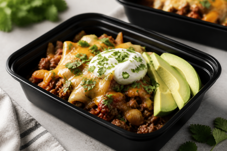 Keto Beef Enchilada Bowl Meal Prep – A Simple, Satisfying Low-Carb Favorite
