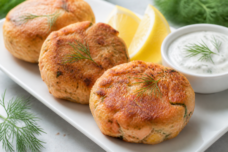 Lemon Dill Keto Salmon Cakes – Bright, Fresh, and Ready in Minutes