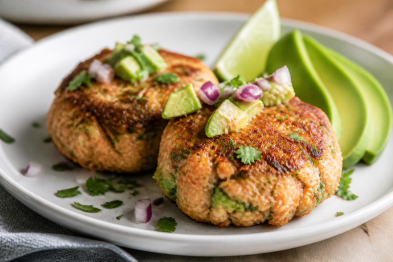 Avocado Lime Keto Salmon Cakes – Zesty, Simple, and Satisfying