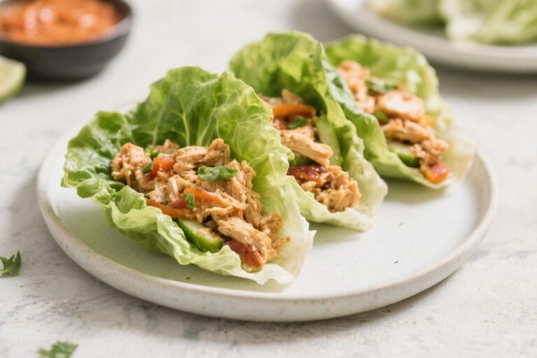 Easy Crack Chicken Lettuce Wraps – A Fast, Flavor-Packed Weeknight Win