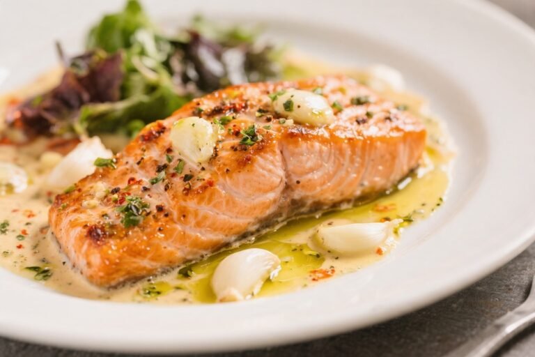 Creamy Cajun Garlic Butter Salmon – Comforting, Bold, and Weeknight-Friendly