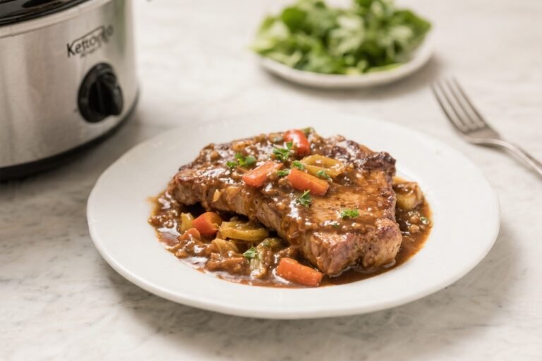 Keto Crockpot Smothered Pork Chops – Cozy, Comforting, and Low-Carb
