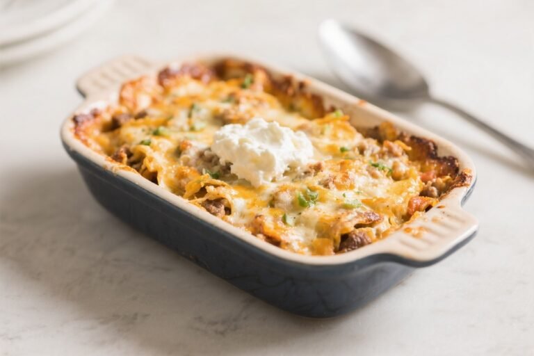 Cream Cheese Taco Bake – A Cozy, Crowd-Pleasing Casserole