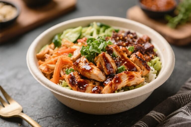 Keto BBQ Chicken Bowls – Flavor-Packed, Low-Carb Comfort