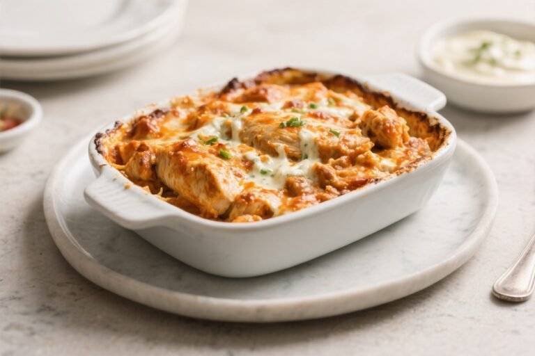 Buffalo Ranch Chicken Casserole – Comfort Food With a Kick
