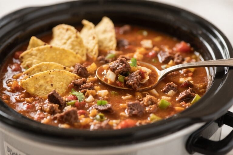 Keto Crockpot Beef Taco Soup – Cozy Flavor With Almost No Effort