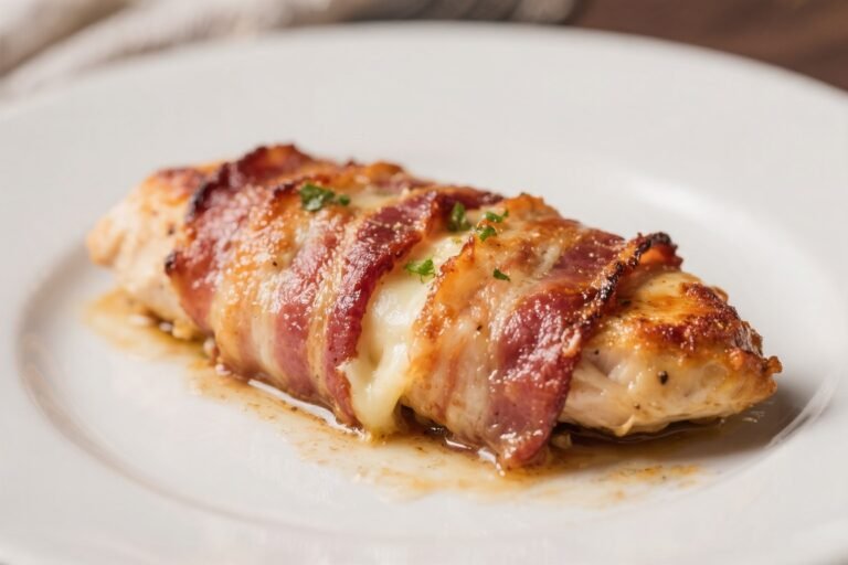 Bacon Wrapped Cheesy Chicken Breasts – Crispy, Juicy, and Weeknight-Friendly