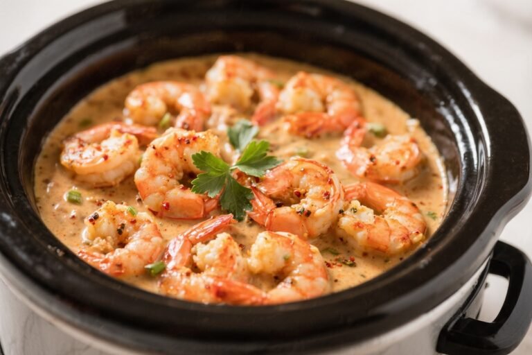 Keto Crockpot Creamy Cajun Shrimp – Easy, Flavor-Packed Comfort Food