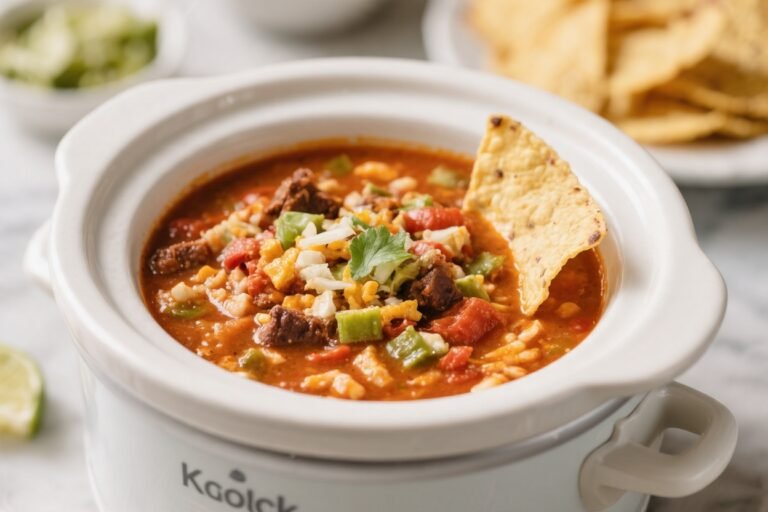 Keto Crockpot Crack Taco Soup – Creamy, Comforting, and Low-Carb